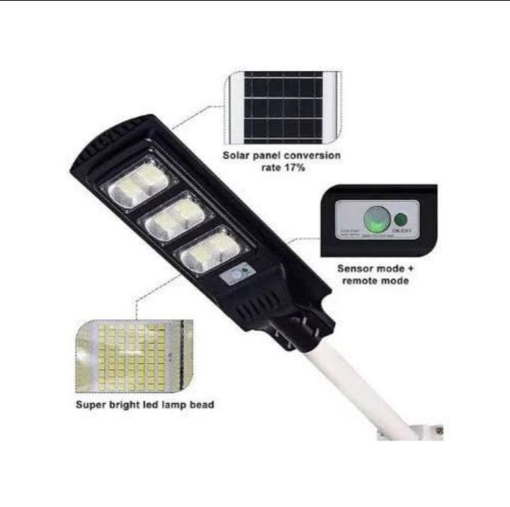 600W (3EYES DIVIDED) SOLAR STREET LIGHT - FREE POLE + PAY ON DELIVERY